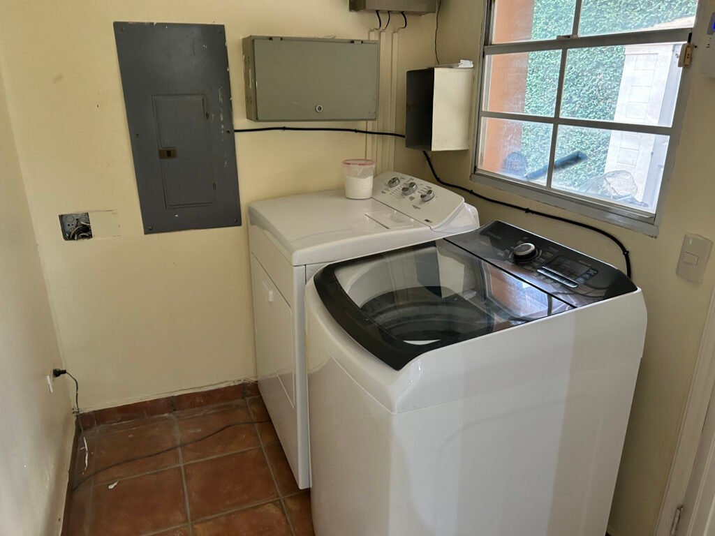 Laundry area short term rental comayagua